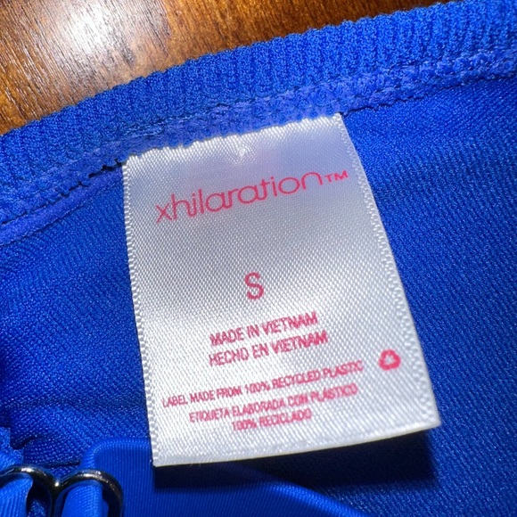 Blue ribbed bikini set - Picture 3 of 7